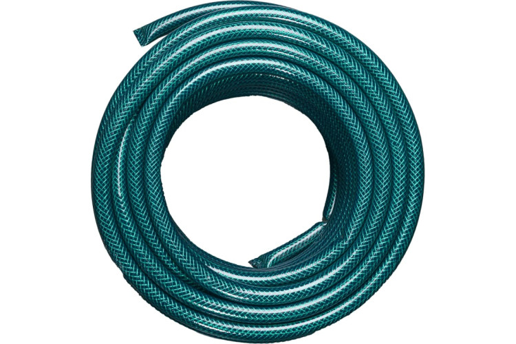 Шланг поливочный ПВХ трехслойный армированный 3/4", Вихрь 25м (зеленый)