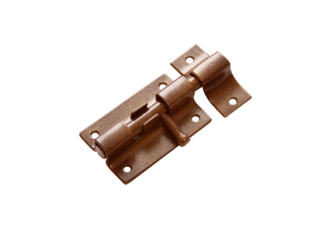 Шпингалет "Домарт" ШП-50 (коричневый металлик)