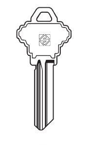 заготовка для ключа SH-5 (SLG-4) Silca