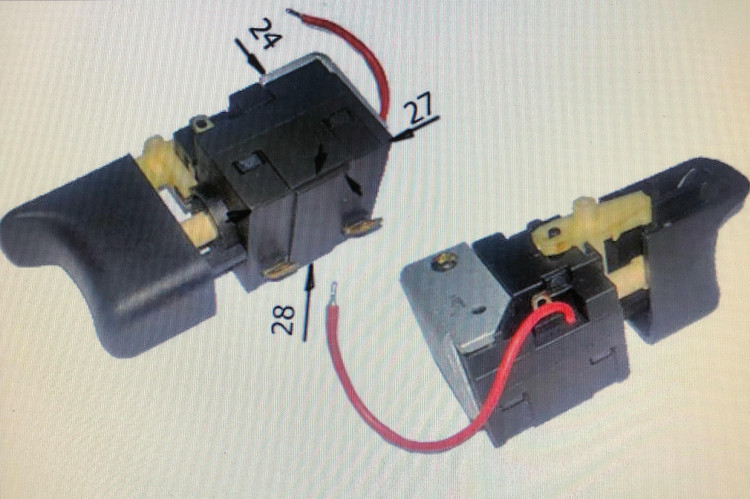 Выключатель шуруповерта Интерскол ДА-12ЭР01/02 LI-ON №347 HOZ