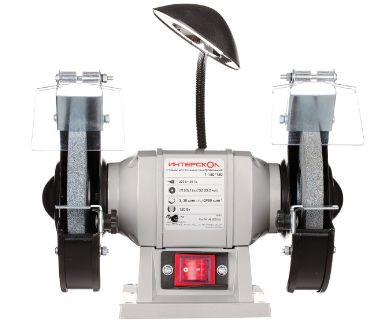 Станок точильный Интерскол Т-150/150 с подсветкой