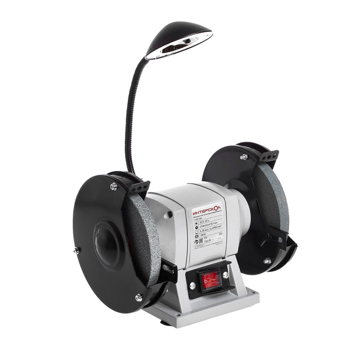 Станок точильный Интерскол Т-150/150 с подсветкой