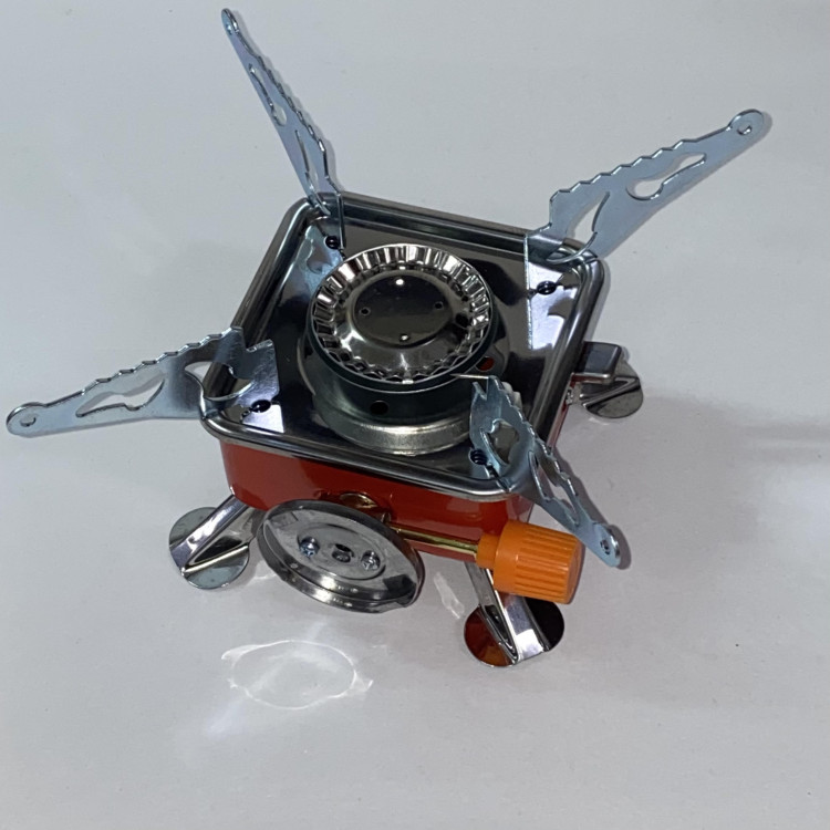 Плита туристическая K-202 квадратная, под баллончик HOZ