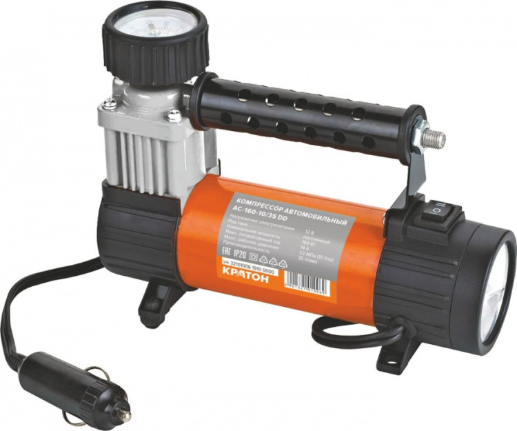 Компрессор автомобильный Кратон АС 16010/35DD