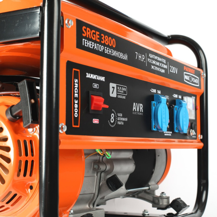 Генератор бензиновый PATRIOT Max Power Srge 3800