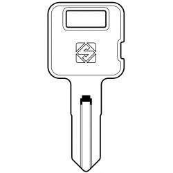 заготовка для ключа CAT-1 Silca (0327/1)