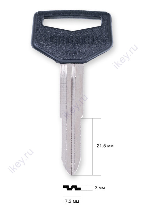 заготовка для ключа TY-27 P (0257/2) КНР