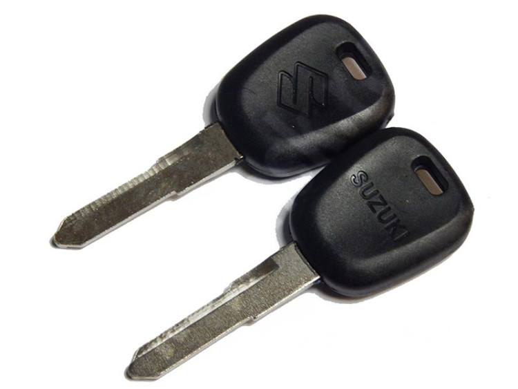 Заготовка для ключа SUZU-14P черный логотип КНР