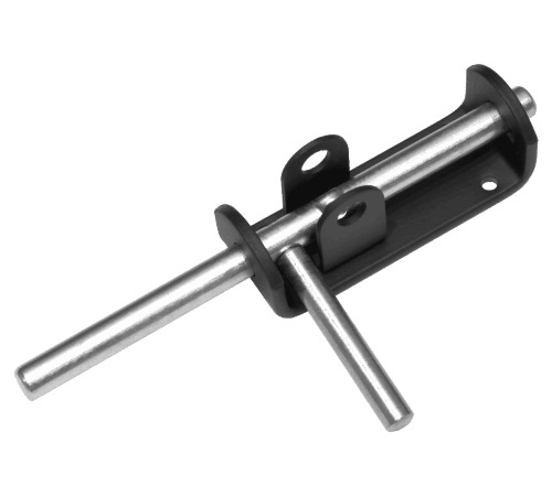 Засов &quot;Домарт&quot; воротный с проушиной (110) 210мм d-13мм (черный) (10)