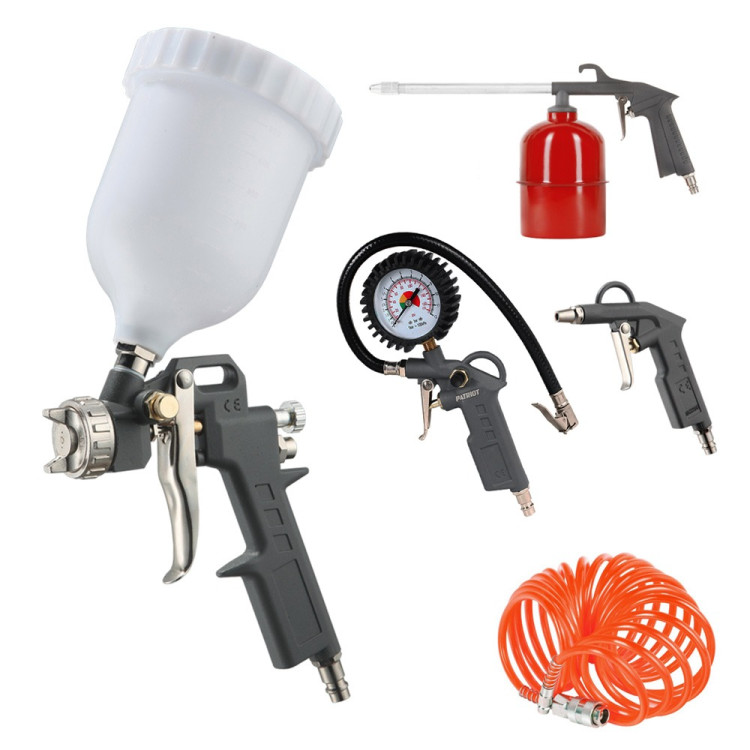 Набор окрасочного инструмента PATRIOT KIT 5A, 5 предметов, быстросъем.