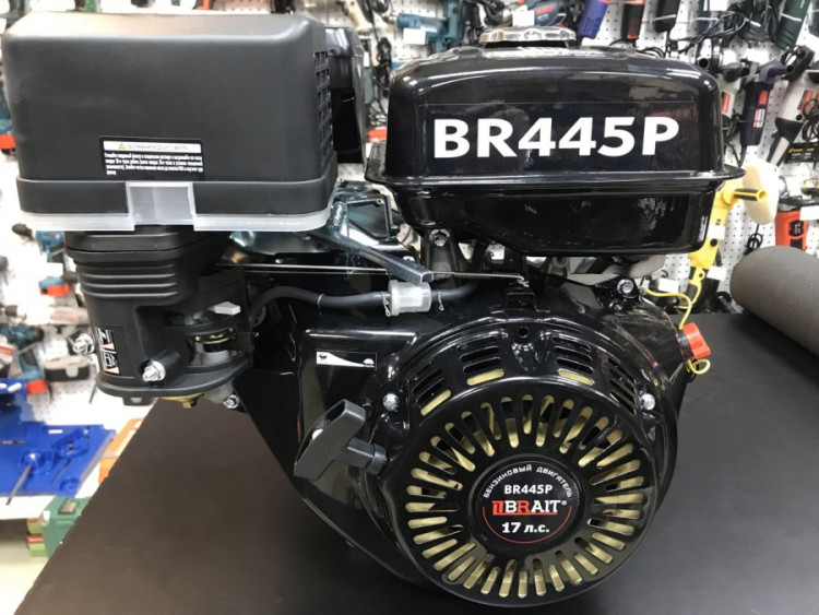 Двигатель BRAIT-445P (17л.с., 192F) шкив 25 мм.