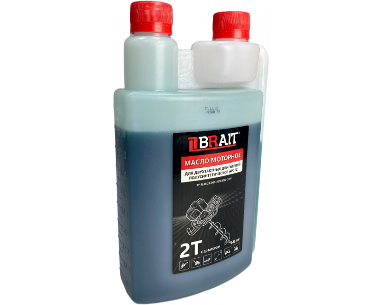 Тех/жидк. BRAIT 2-такт API TС полусинтетическое 1л. с дозатором