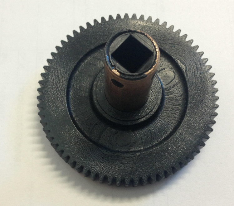 Шестерёнка для мясорубки Хозяюшка HZ004 D=66мм средняя F74A