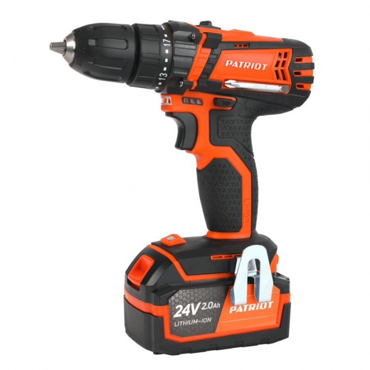 Аккумуляторная дрель-шуруповерт PATRIOT BR 241ES Li-lon