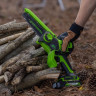 Цепная мини пила аккумуляторная Greenworks GD24CSMNX, 24V, 15см, бесщеточная, c 1хАКБ 4Ач и ЗУ (2008