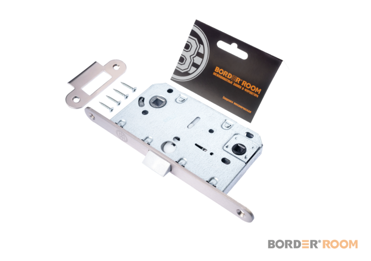 Защелка "BORDER ROOM " санузловая Никель МАТОВЫЙ (81835) (81874)