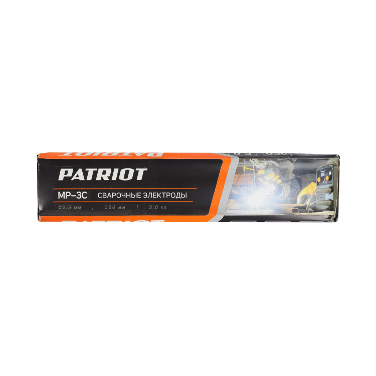Электроды сварочные PATRIOT MP-3C (2.5х350 мм, 5 кг)