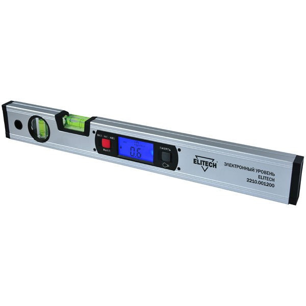 Уклономер цифровой 400мм,металл,4х90град,магнит,точн.+/-0,2гр, 2 пуз, чехол