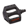 Педали FH-820 , ось 9/16",пластик,черные, с катафо