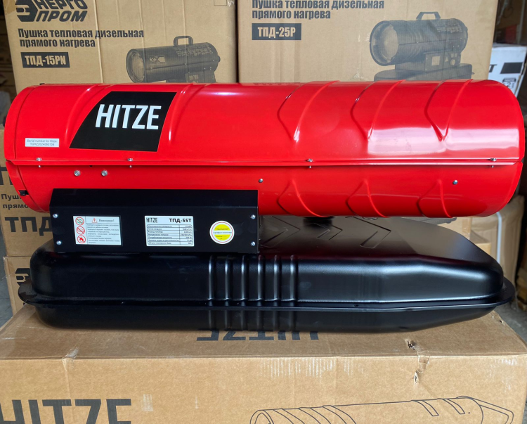 Дизельная тепловая пушка прямого нагрева HITZE ТПД-55T