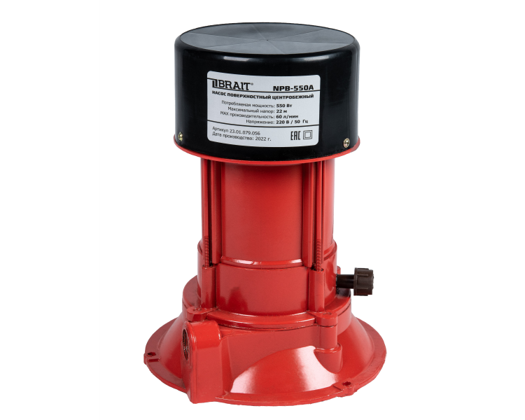 Насос поверхностный центробежный BRAIT NPB-550A