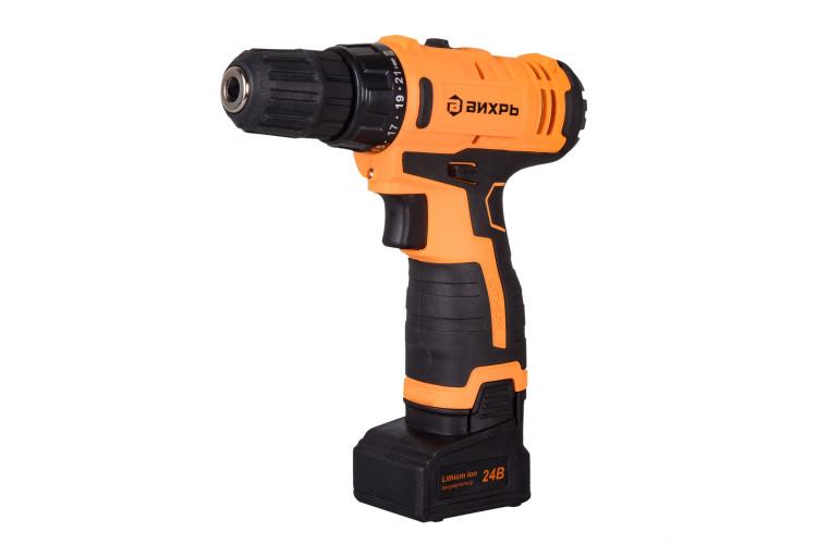 Аккумуляторная дрель-шуруповерт Вихрь ДА-24Л-2К