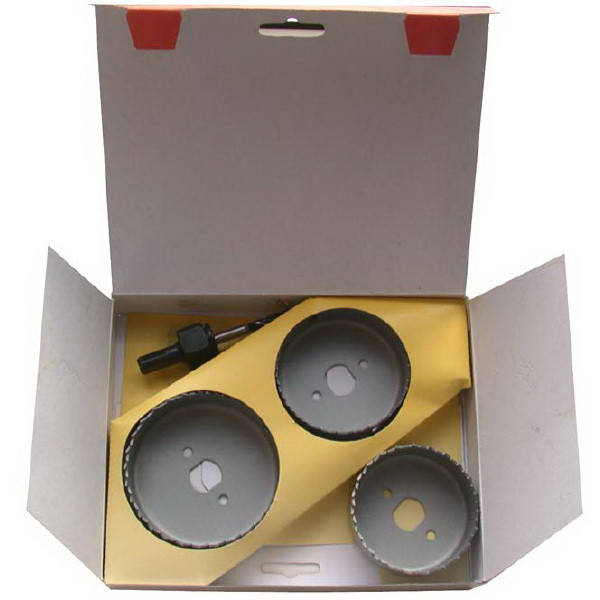 Набор коронок по дереву 3шт.(67, 73, 83мм), Энкор