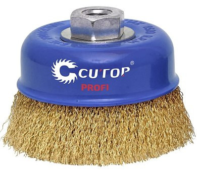 Щетка для УШМ М14 тип чашка 125 мм CUTOP Profi 82-519