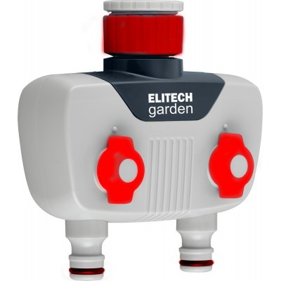 Распределит. 2-х канальный с переход ELITECH Garden