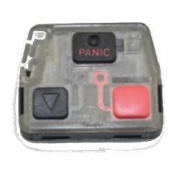 Корпус ключа 2 кн +1 модуль кн. тревога TOYOTA