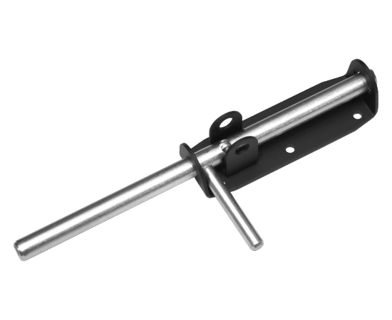 Засов "Домарт" воротный с проушиной ЗВ-300 d-16мм (черный) (5)