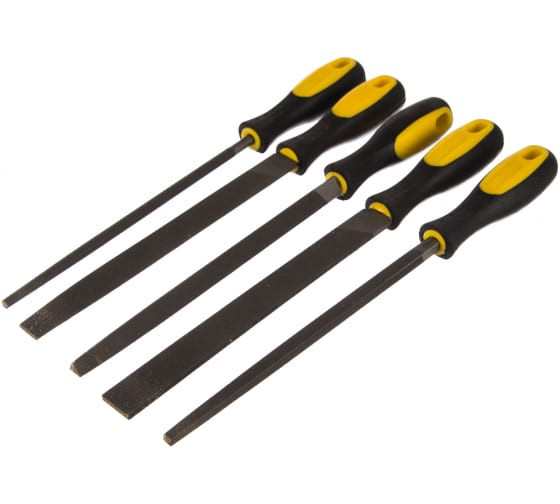 Набор напильников STAYER 200 мм, 5 предм.,Professional (1682-20-H5)