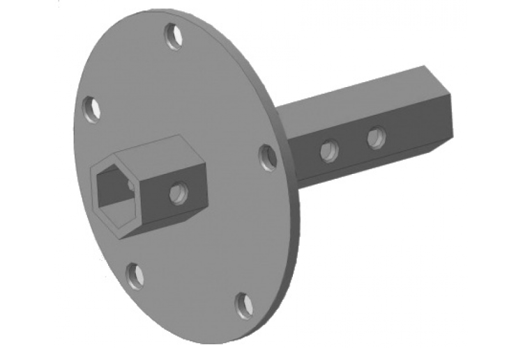 Ступица колеса S24 МБ 165мм универсальная
