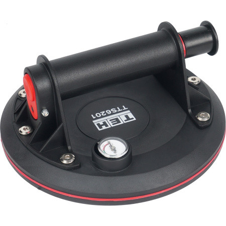 Присоска TEH для плитки TTS6201 вакуумная 200мм, 140кг, ручн, манометр, 1,15кг