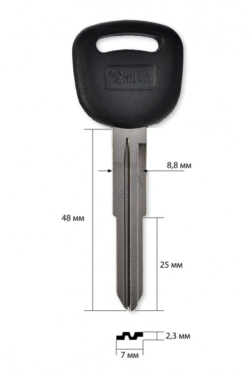 заготовка для ключа KIA-3AP Silca (0401)