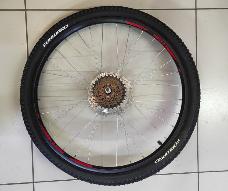 Колесо заднее D 24 в сборе