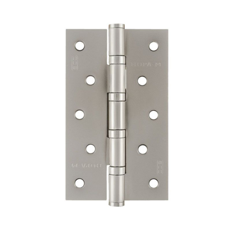 Петля накладная "NORA-M" 5"-4ВВ FHP-ECO (125х75х2,5) SN (матовый никель)