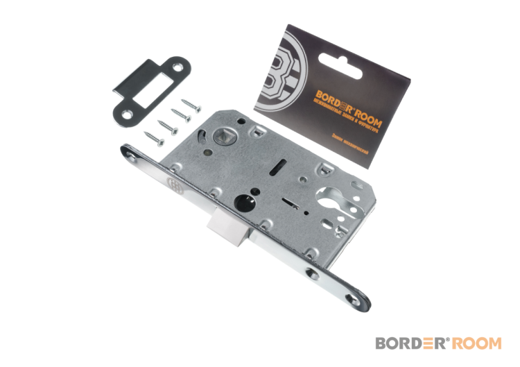 Защелка "BORDER ROOM " санузловая Хром ГЛЯНЕЦ (81724) (81808)