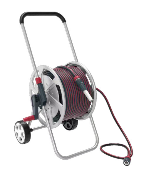 Тележка телескопическая метал. д/шлангов ELITECH Garden