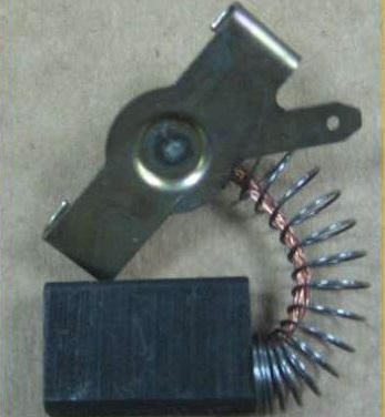 Щётка N-414 Электропила Парма-М, пружина, прямоугольный-пятак уши 8х16х25