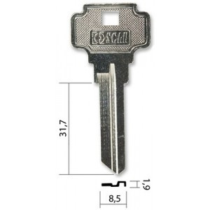 Заготовка для ключа DX-6D Dexter Китай