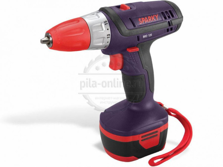 Дрель Sparky ВR 12Е+ FL + кейс + фонарь