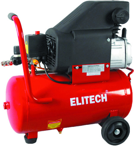 Компрессор ELITECH КПМ 200-24 1,5кВт, 220л/мин, 24л, 8бар, масляный