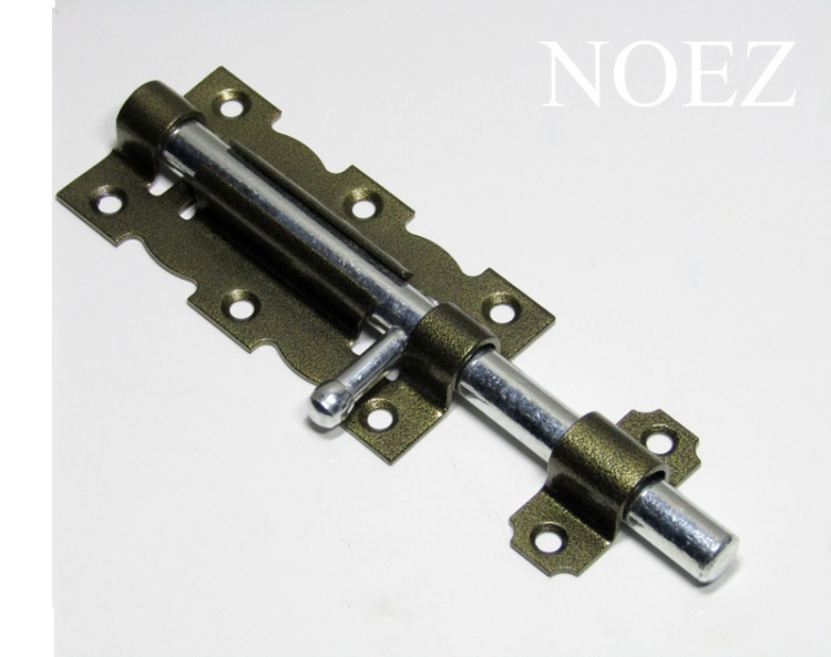 Задвижка дверная НОЭЗ ЗД-110-SL черный/цинк (30)