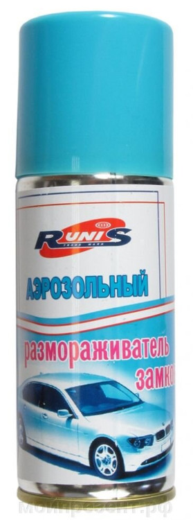 Жидкость для размораживания замков 100 ml аэрозоль (36)