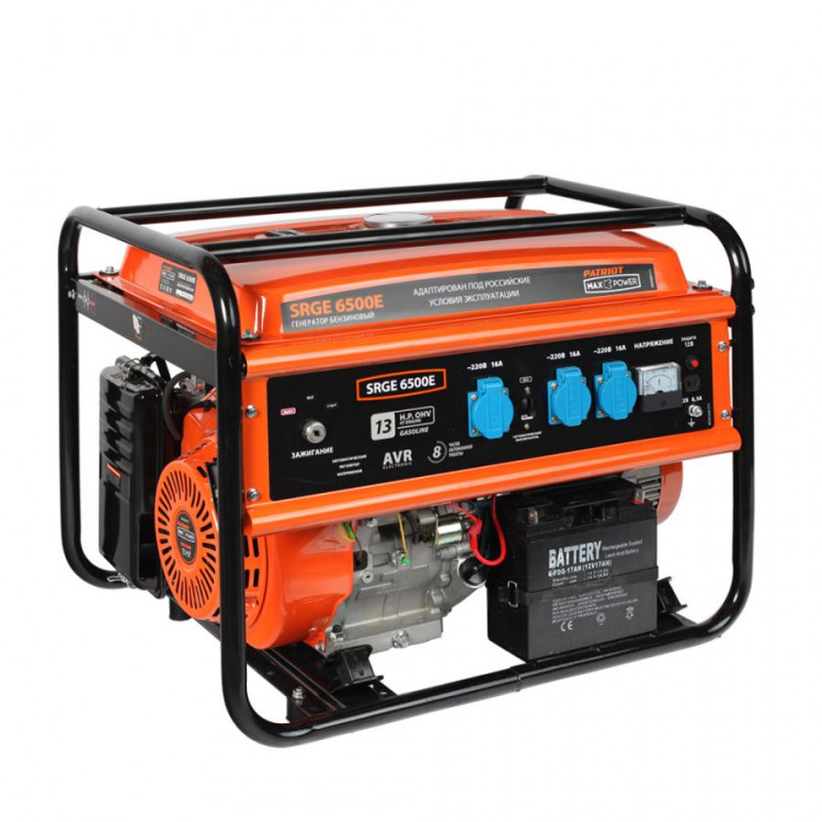 Генератор бензиновый PATRIOT Max Power Srge 6500Е