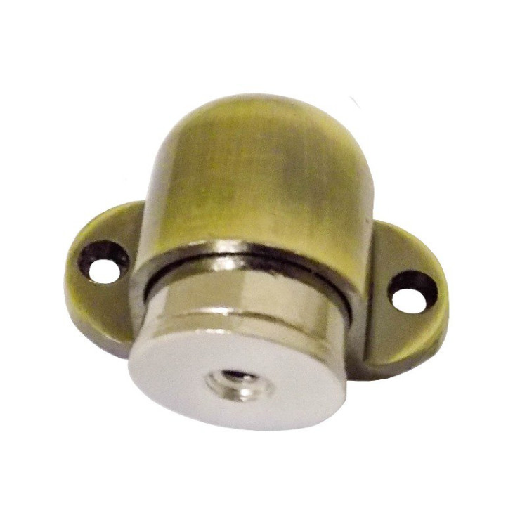 Ограничитель двери напольный магнит (бронза)