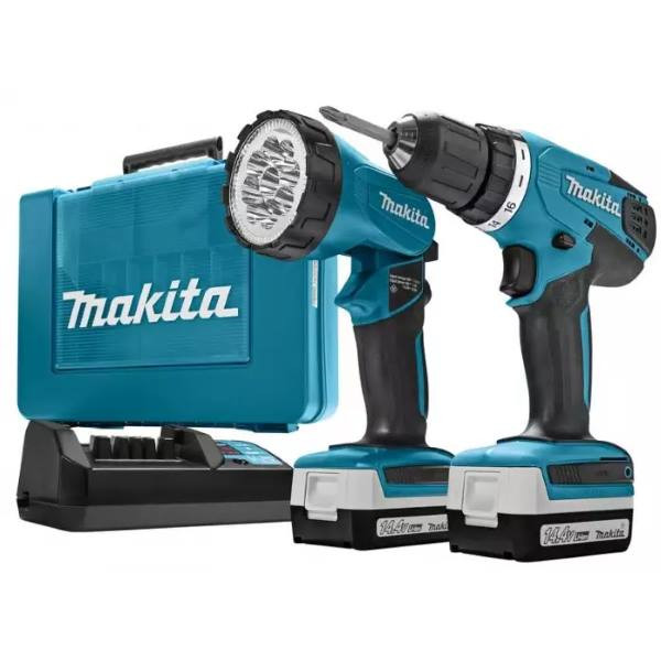 Дрель-шуруповерт Makita DF347DWLE