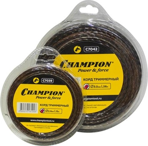 Корд трим.CHAMPION Magic 3.0мм* 12м (витой квадрат)