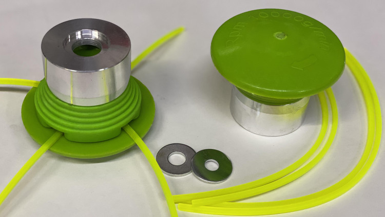 Барабан для лески Бензокос ПАУЧОК ЗЕЛЕНЫЙ (низкое скашивание)